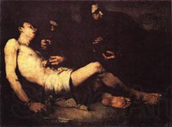 Theodule Ribot St. Sebastian, Martyr Spain oil painting art